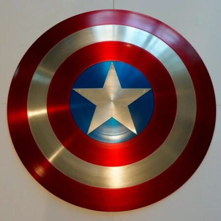 Captain America Shield Marvel Legends Avengers Alloy Metal 22 Inches