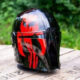 Star Red & Black Series The Mandalorian Black Wearable Helmet Collectible Armor