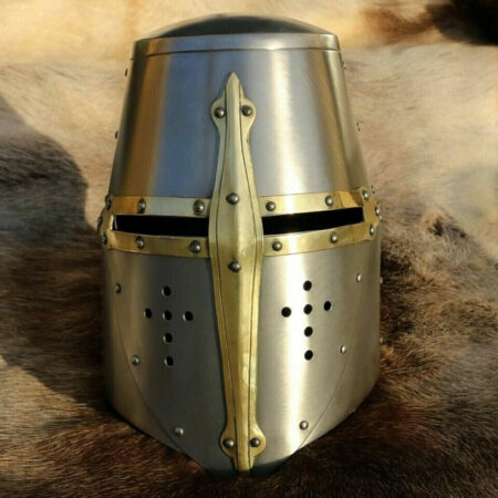 Crusader Helmet Knight Armour Medieval Helmet