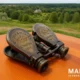 Vintage Kelvin & Hughes Opera Glass 1917 – Nautical Brass Binoculars with Leather Case | Royal Navy Replica